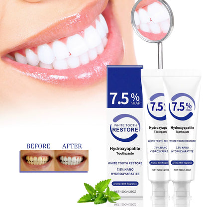 Hydroxyapatite Toothpaste,Hydroxyapatite Toothpaste for Enamel Protectionand Tooth Strengthening，Fluoride-Free Formula, Gentle M