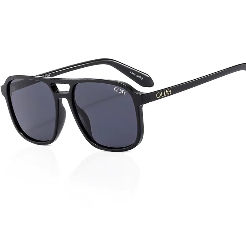 Quay on the Fly Sunglasses Brand Design Sunglasses Women Sun Glasses for Women Female Double Bridges Sunglasses Oculos Feminino