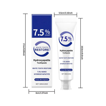 Hydroxyapatite Toothpaste,Hydroxyapatite Toothpaste for Enamel Protectionand Tooth Strengthening，Fluoride-Free Formula, Gentle M