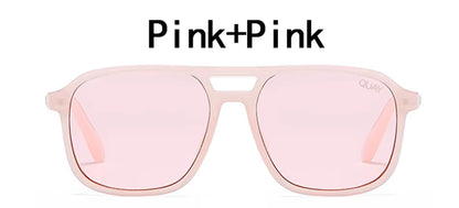 Quay on the Fly Sunglasses Brand Design Sunglasses Women Sun Glasses for Women Female Double Bridges Sunglasses Oculos Feminino